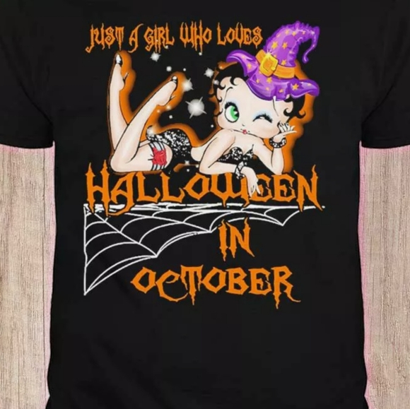 Betty Boop Tops - Halloween Betty Boop